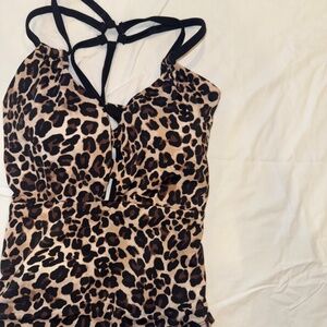 LEOPARD PRINT One Piece Swimsuit